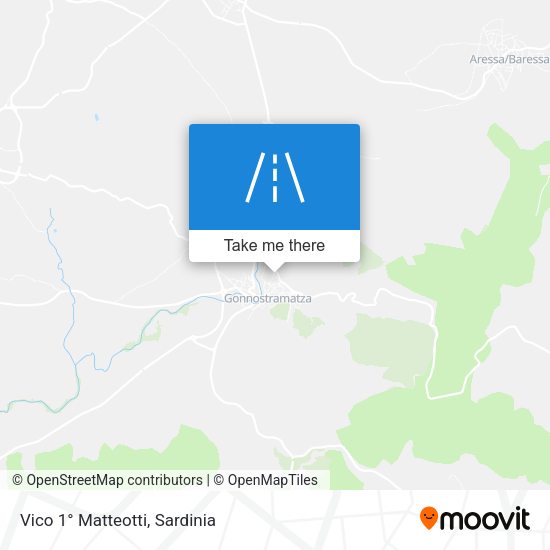 Vico 1° Matteotti map