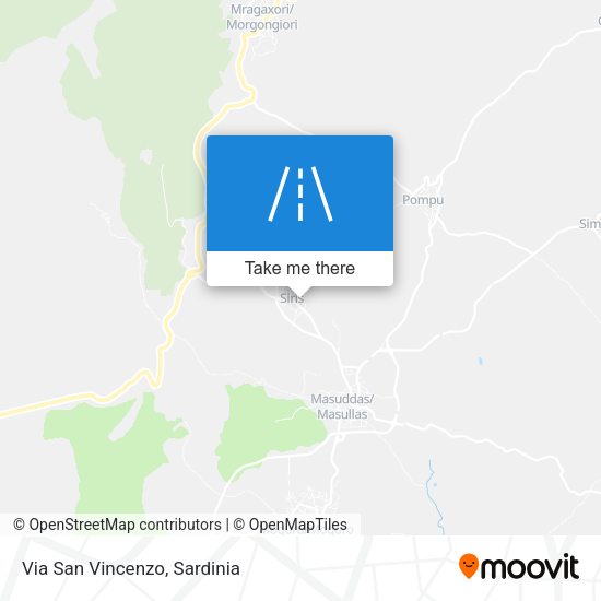 Via San Vincenzo map