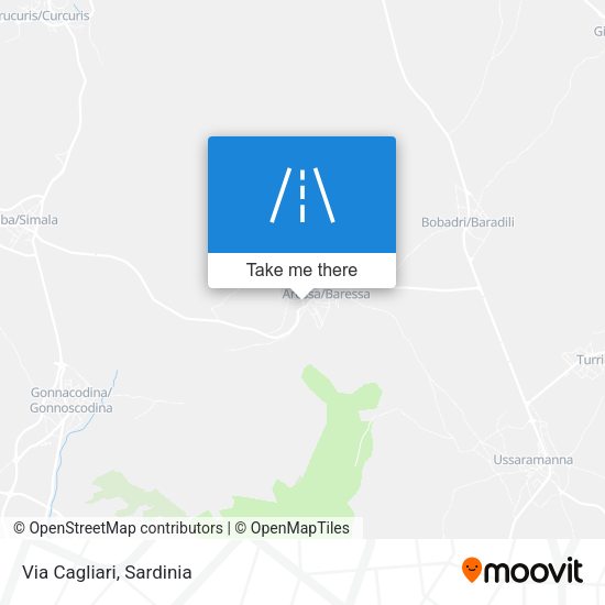 Via Cagliari map