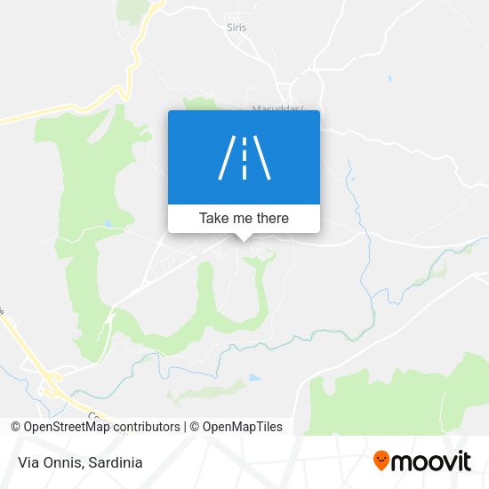 Via Onnis map