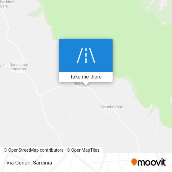 Via Genuri map
