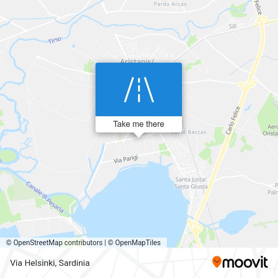 Via Helsinki map