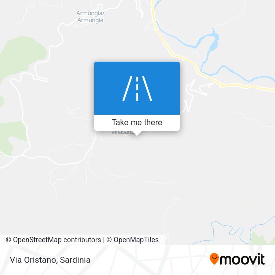 Via Oristano map