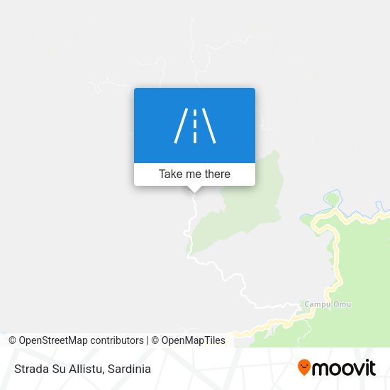 Strada Su Allistu map