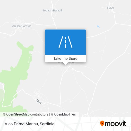 Vico Primo Mannu map
