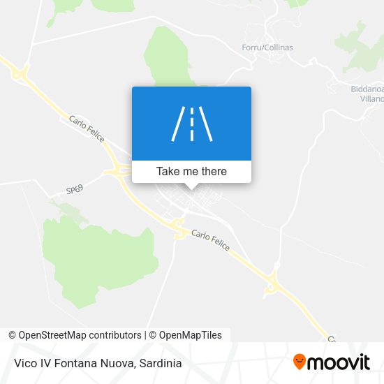 Vico IV Fontana Nuova map