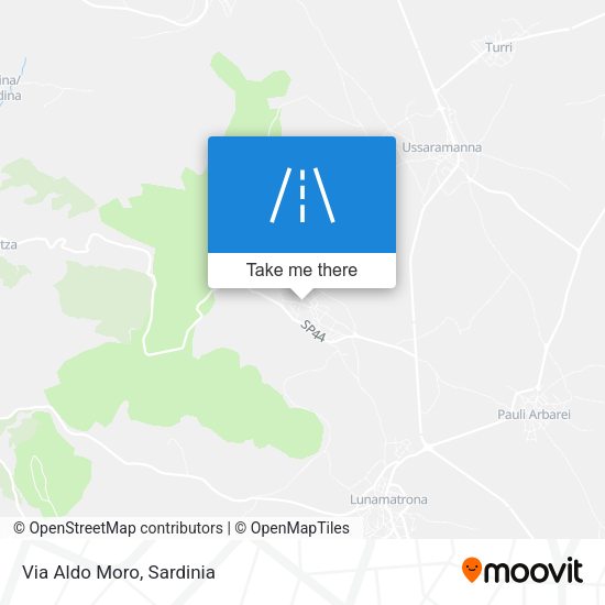 Via Aldo Moro map