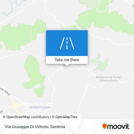 Via Giuseppe Di Vittorio map