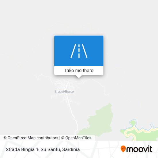 Strada Bingia 'E Su Santu map