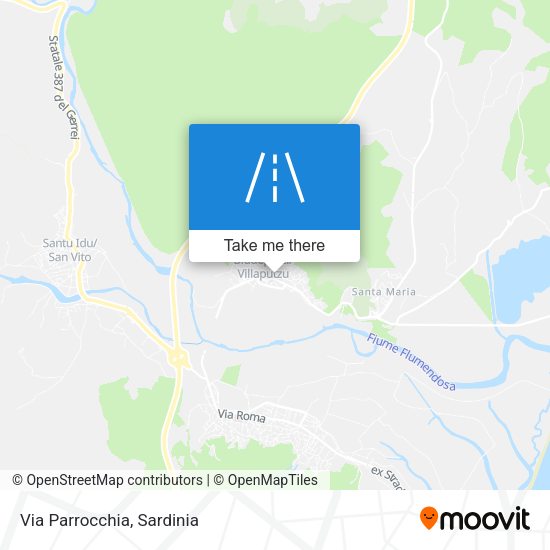Via Parrocchia map