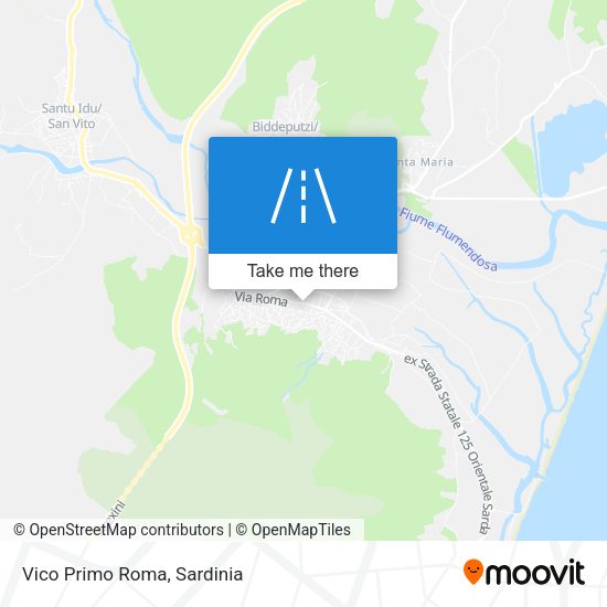 Vico Primo Roma map