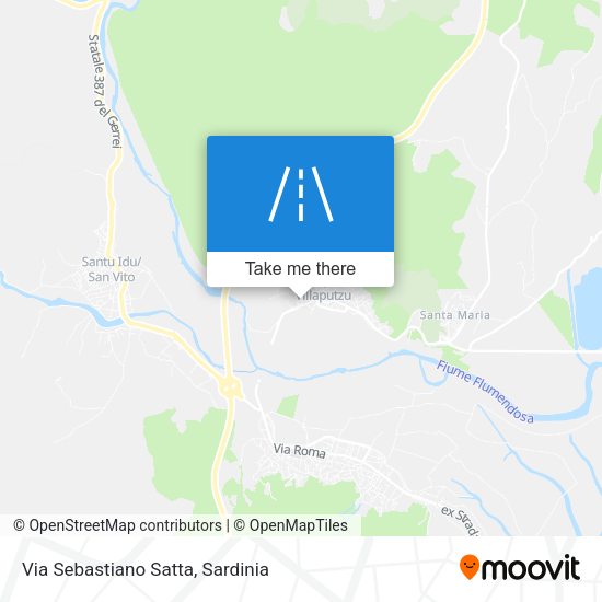 Via Sebastiano Satta map