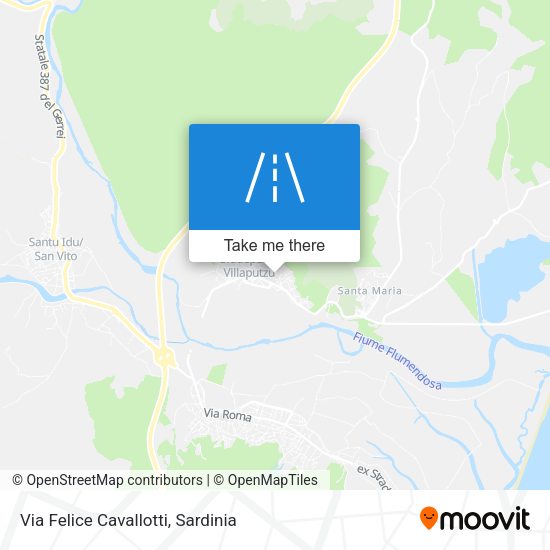 Via Felice Cavallotti map