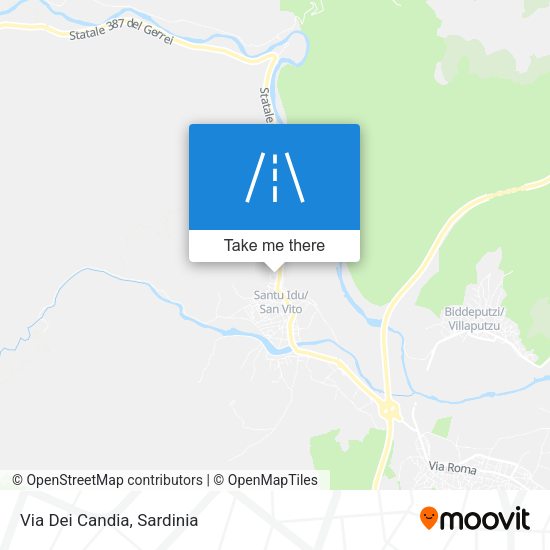 Via Dei Candia map
