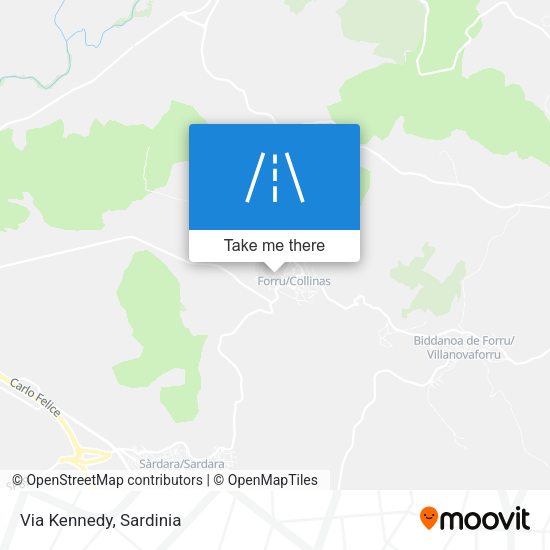Via Kennedy map