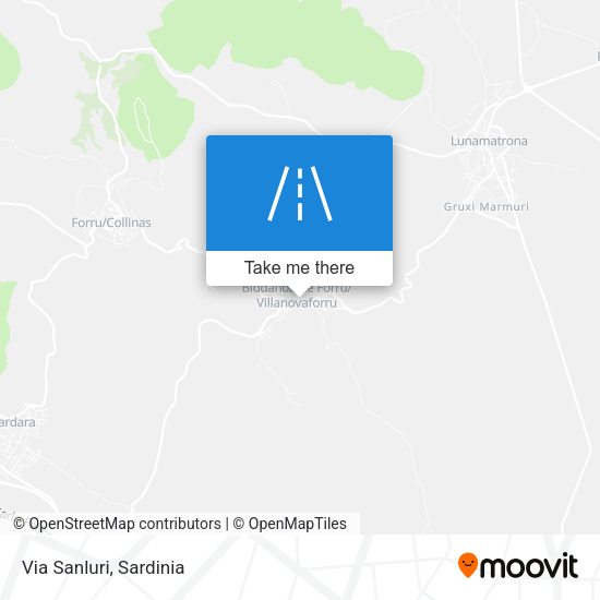 Via Sanluri map