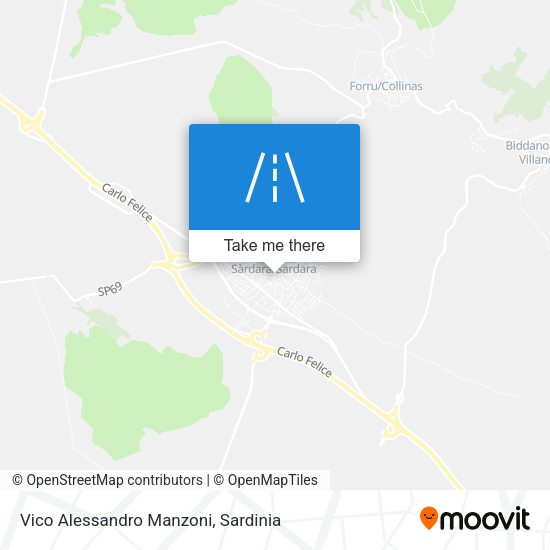 Vico Alessandro Manzoni map