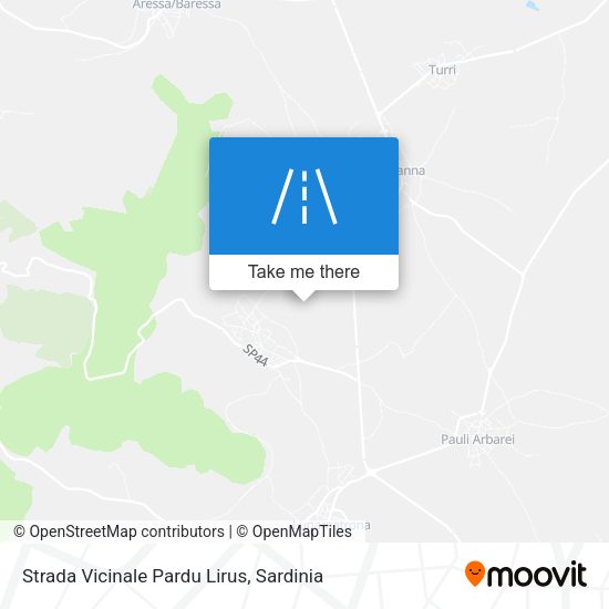 Strada Vicinale Pardu Lirus map