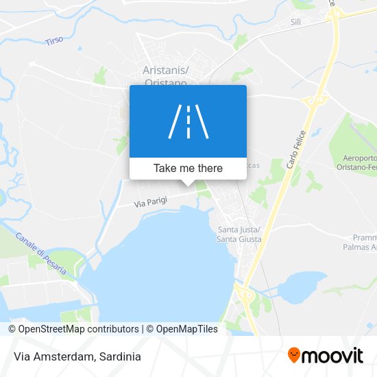 Via Amsterdam map