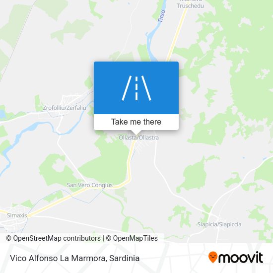 Vico Alfonso La Marmora map