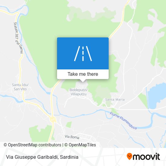 Via Giuseppe Garibaldi map