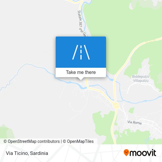 Via Ticino map