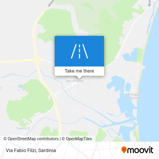 Via Fabio Filzi map