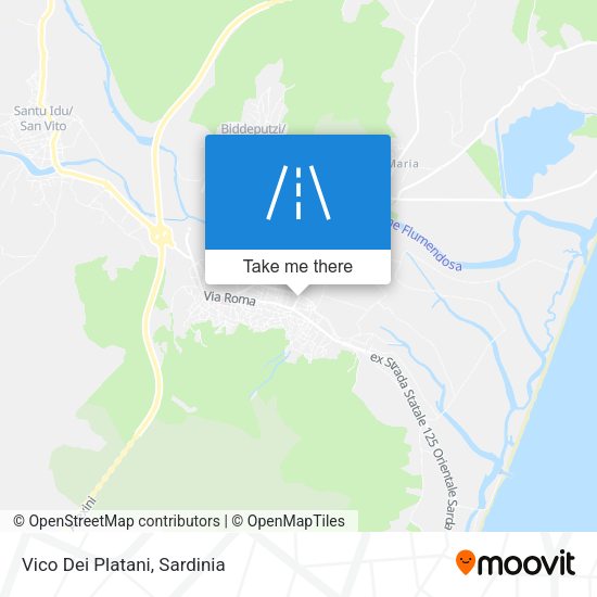 Vico Dei Platani map