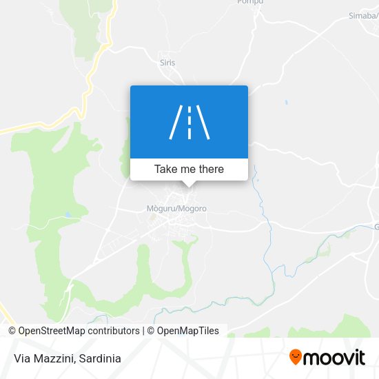 Via Mazzini map