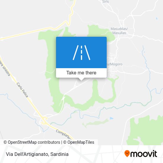Via Dell'Artigianato map