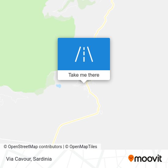 Via Cavour map