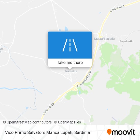 Vico Primo Salvatore Manca Lupati map