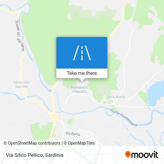 Via Silvio Pellico map