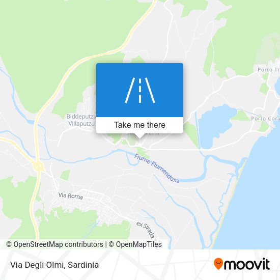 Via Degli Olmi map
