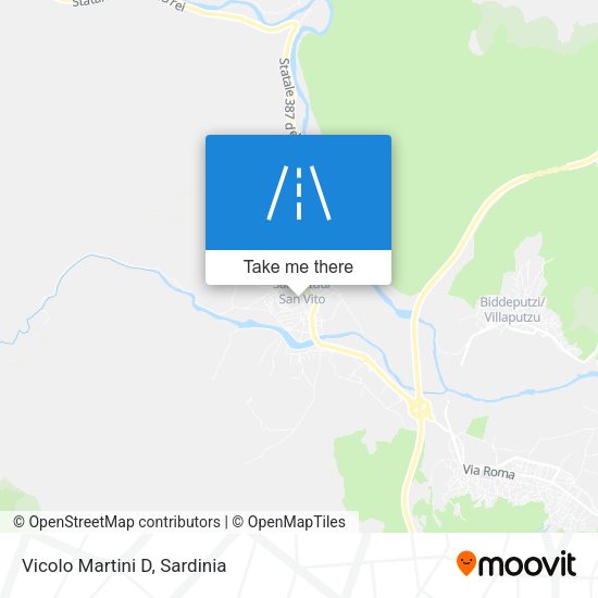 Vicolo Martini D map