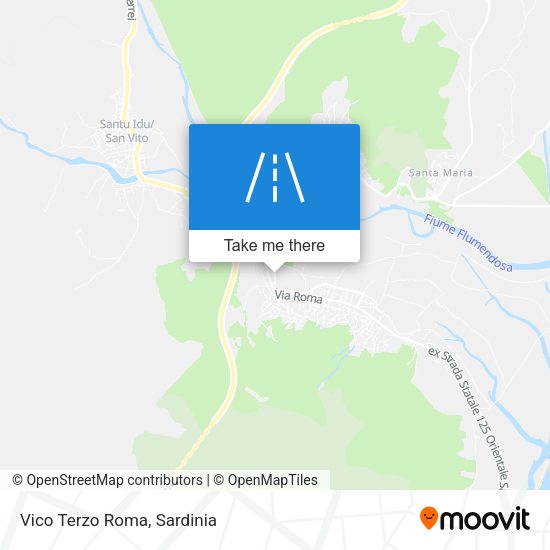 Vico Terzo Roma map