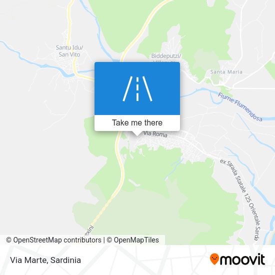 Via Marte map