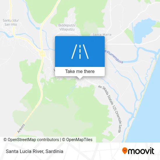 Santa Lucia River map