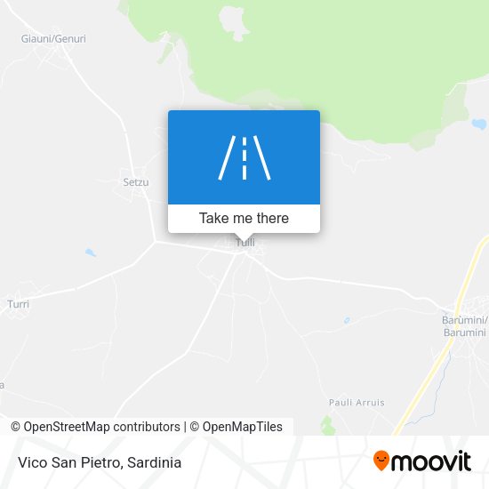 Vico San Pietro map