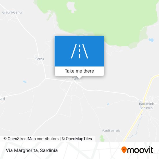 Via Margherita map