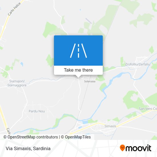 Via Simaxis map