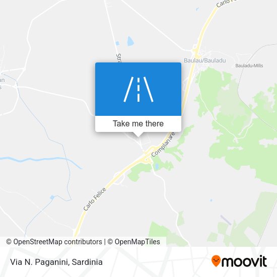 Via N. Paganini map