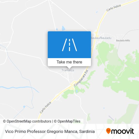 Vico Primo Professor Gregorio Manca map