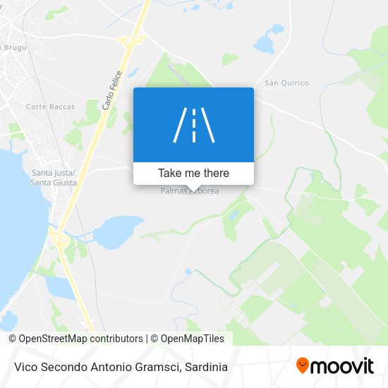 Vico Secondo Antonio Gramsci map