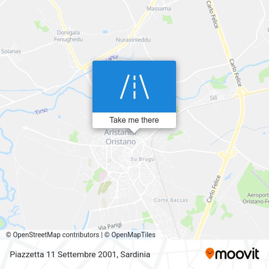 Piazzetta 11 Settembre 2001 map