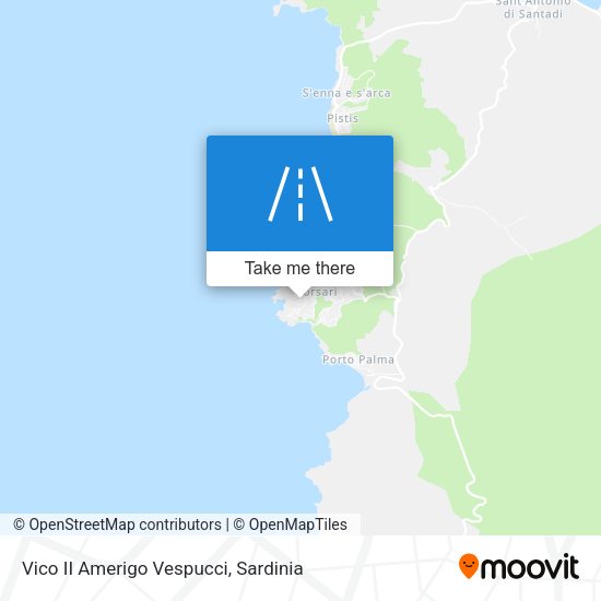 Vico II Amerigo Vespucci map