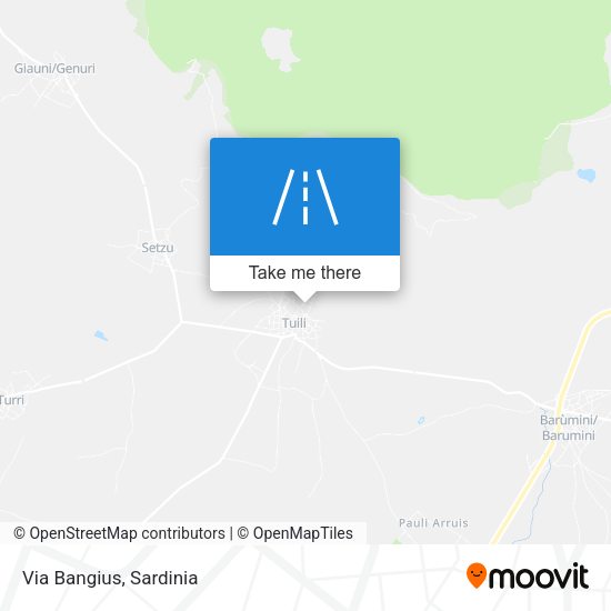 Via Bangius map