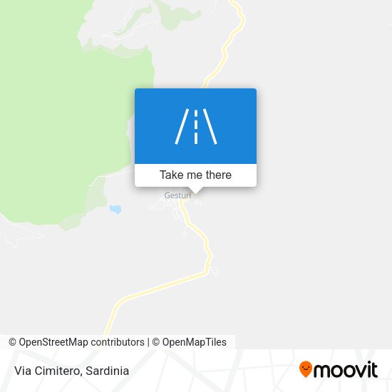 Via Cimitero map