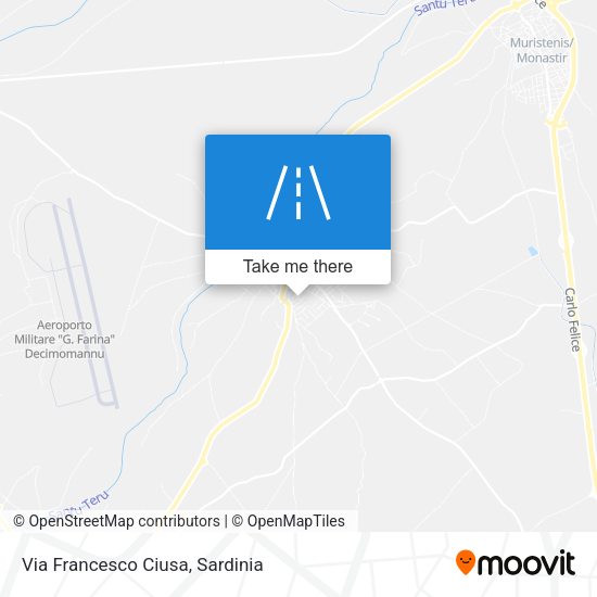 Via Francesco Ciusa map