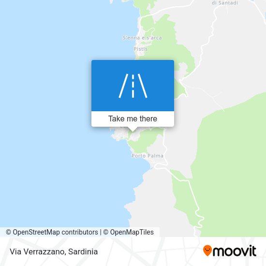 Via Verrazzano map